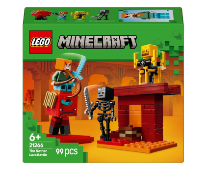 Klocki LEGO® LEGO Minecraft 21266 Bitwa na moście Netheru